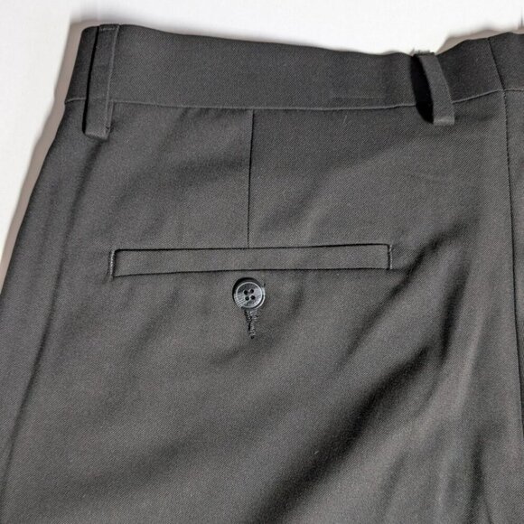 Kenneth Cole Reaction Mens Stretch Slim Fit Pants Size 32W X 30L Black - Picture 9 of 11